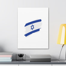 Load image into Gallery viewer, Israeli Flag Canvas