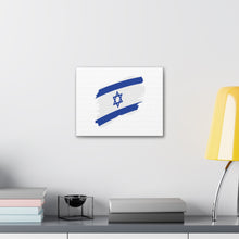 Load image into Gallery viewer, Israeli Flag Canvas