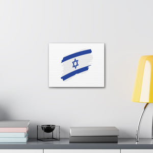 Israeli Flag Canvas