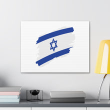 Load image into Gallery viewer, Israeli Flag Canvas