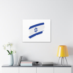 Israeli Flag Canvas