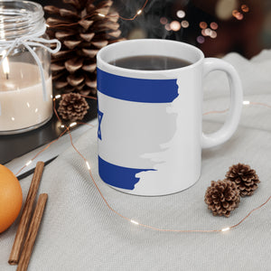 Israeli Flag Mug 11oz