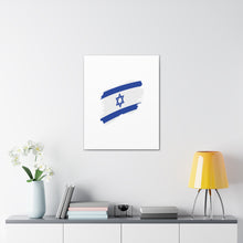 Load image into Gallery viewer, Israeli Flag Canvas