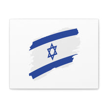 Load image into Gallery viewer, Israeli Flag Canvas