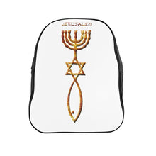 Load image into Gallery viewer, Messianic Seal of Jerusalem Backpack